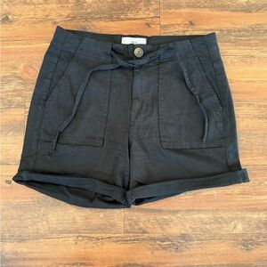 BKE Black Cargo Shorts